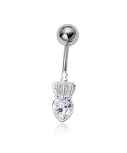 Crown Heart Belly Piercing BP-1967